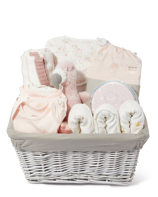 Baby Gift Hamper – Welcome to The World Pink 7-piece set